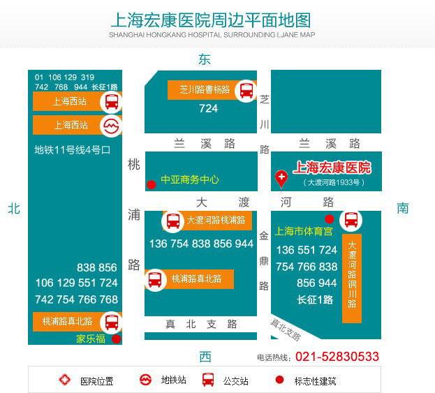 医院位置图